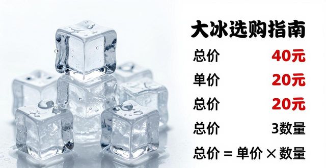 大冰块价格到底怎么算？许昌冰块选购指南