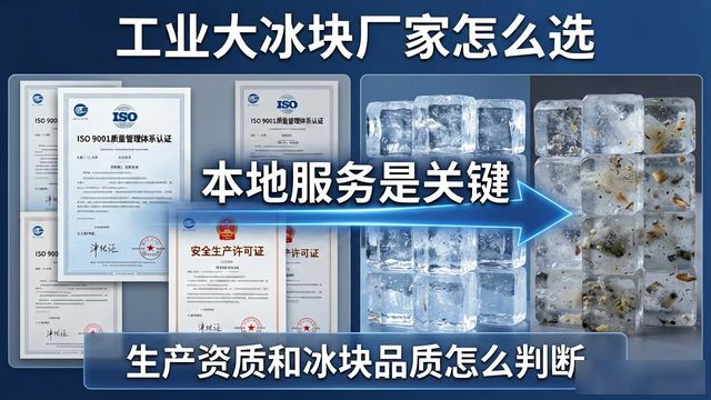 工业大冰块厂家怎么选？许昌本地服务是关键